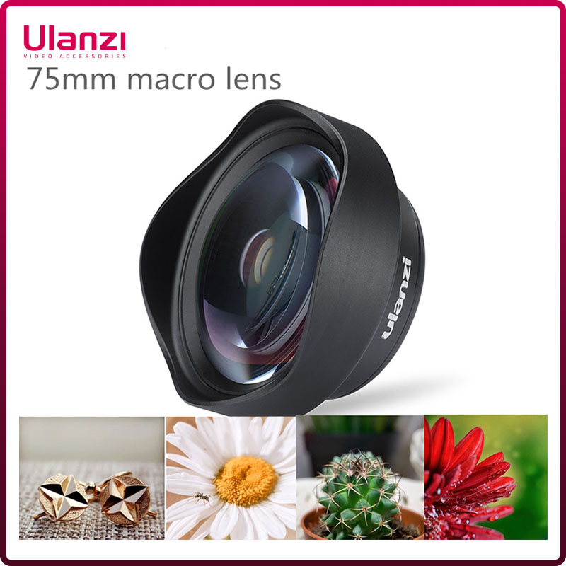 Lens Camera Clip - Ulanzi 75MM 10X スーパーマクロレンズ電話カメラレンズ 17MM スレッド電話レンズ
