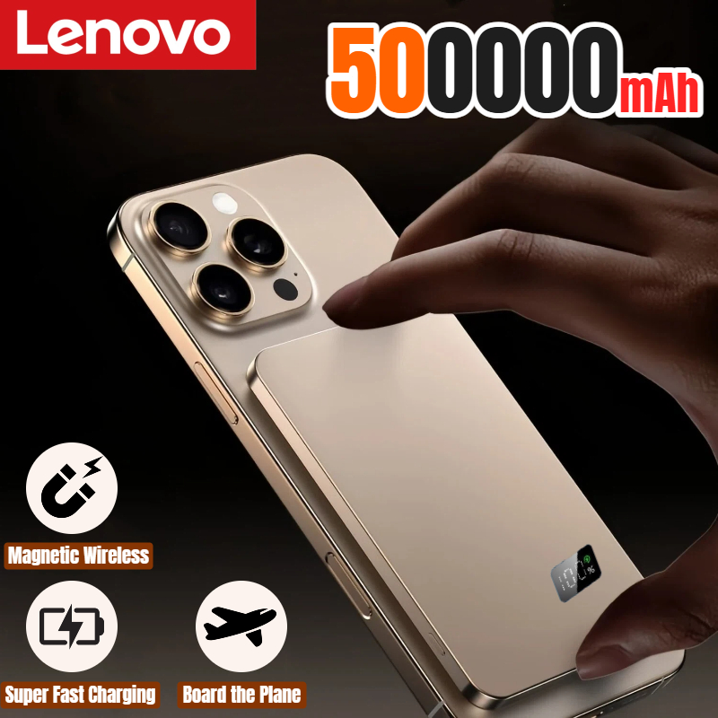 Power Bank Slim - Lenovo 50000mAh パワーバンク 3 IN 1