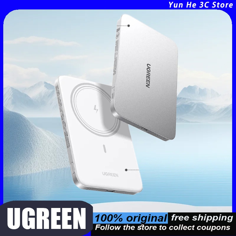 Power Bank Slim - UGREEN マグネティックパワーバンク 超薄型軽量 5000mAh/10000mAh 20W急速充電 3C認証