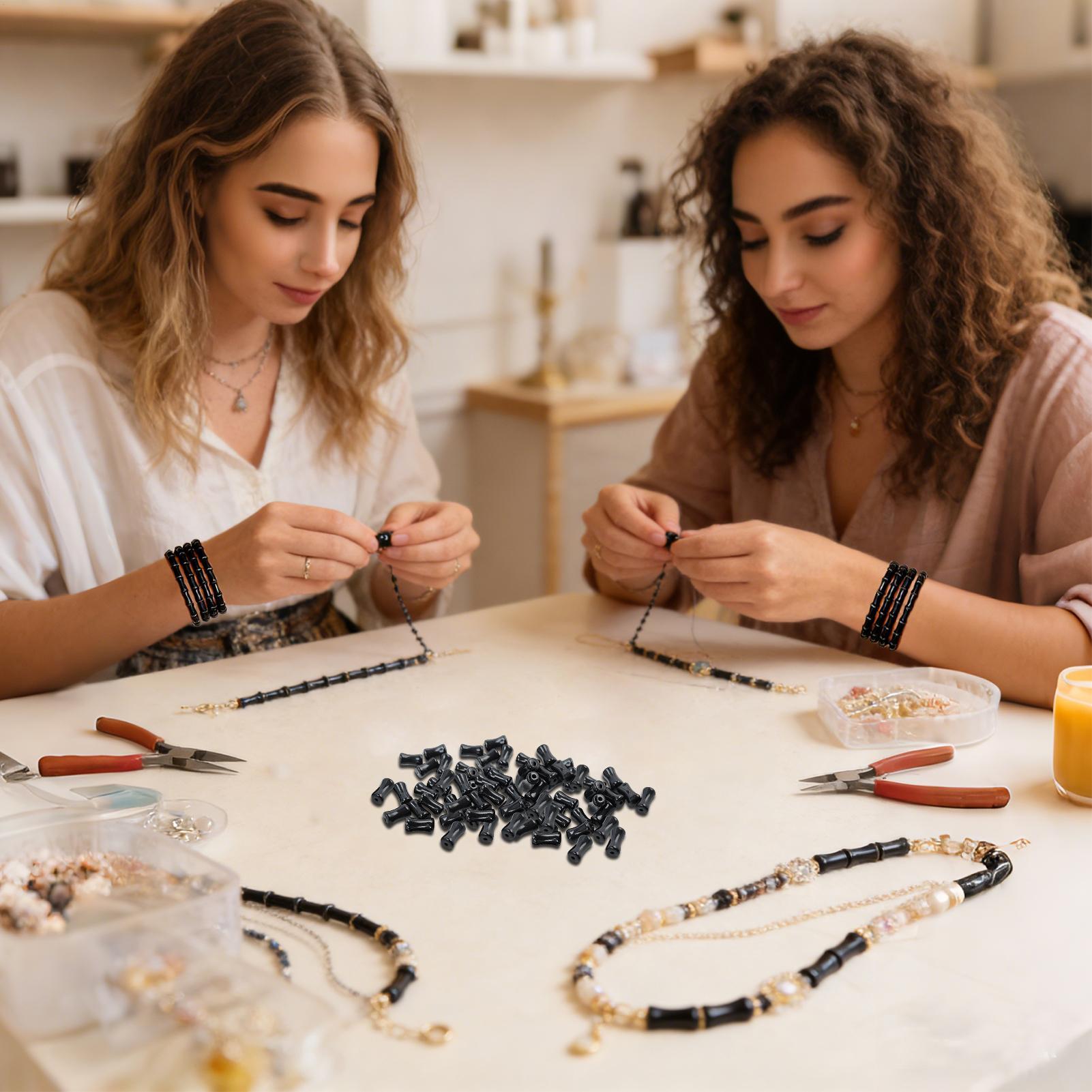 Phone Accessories For Teens - 50個入りガラスビーズ8mm ジュエリークラフトアクセサリー 携帯電話チェーン作成用ビーズ 子供、ティーンエイジャー、大人、アーティスト、趣味の愛好家、ワークショップ向け