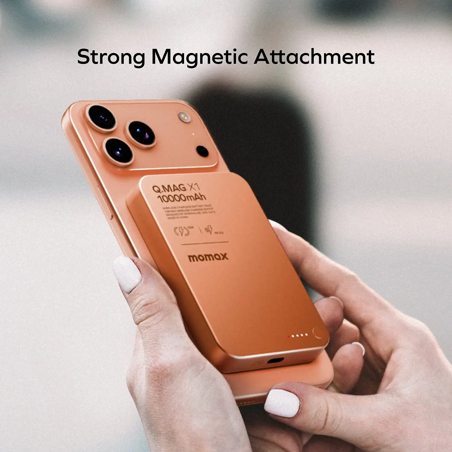 MOMAX Apple MagSafe対応モバイルバッテリー - Power Bank Slim のレビューと価格