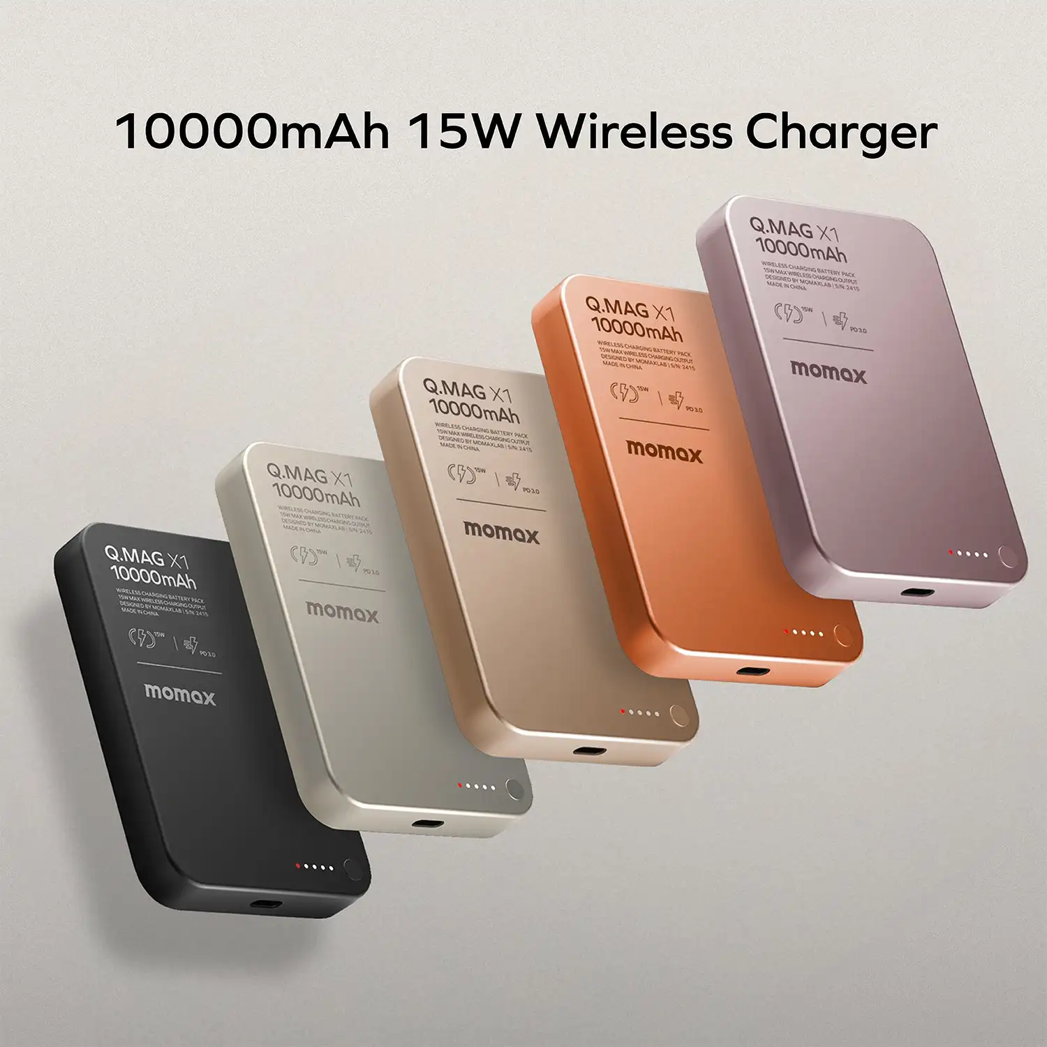 MOMAX Apple MagSafe対応モバイルバッテリー - Power Bank Slim のレビューと価格