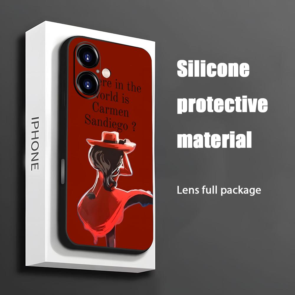 ホットなカルメン・サンディエゴの漫画風iPhoneケース i - Phone Accessories Iphone のレビューと価格