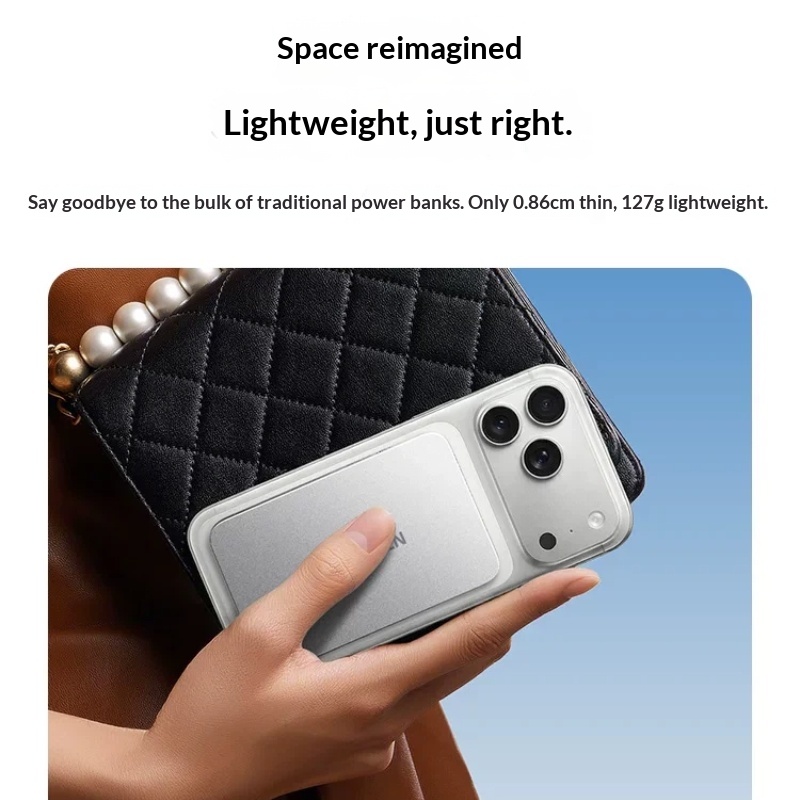 UGREEN マグネティックパワーバンク 超薄型軽量 500 - Power Bank Slim のレビューと価格