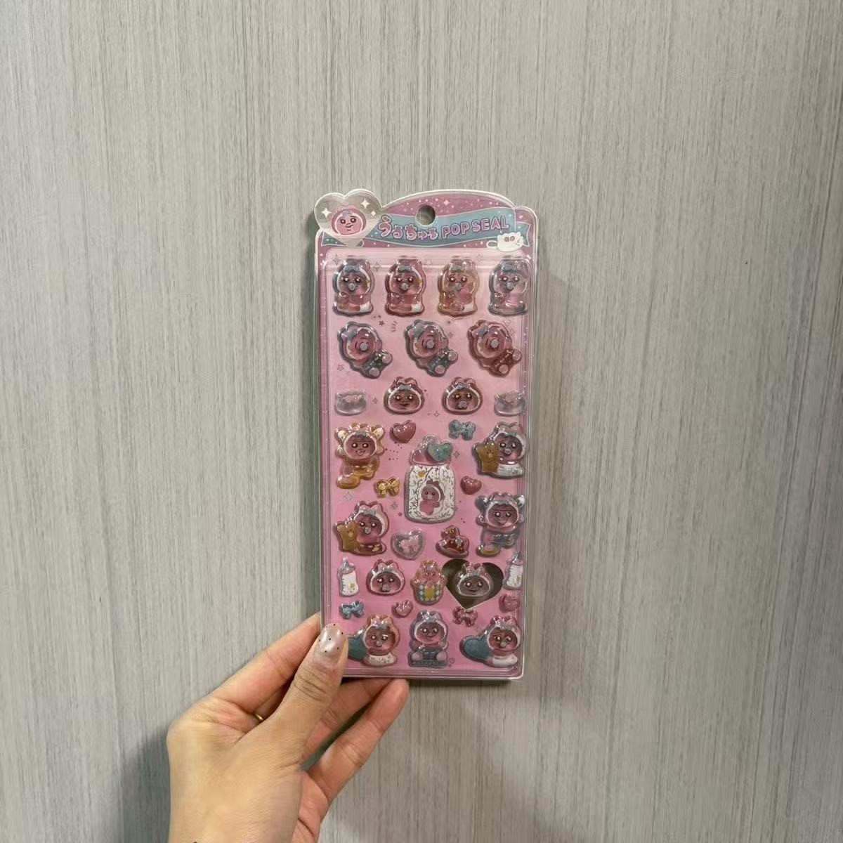 漫画画像レトロ平成スタイルピンクウサギステッカー手作り Di - Phone Accessories Images のレビューと価格
