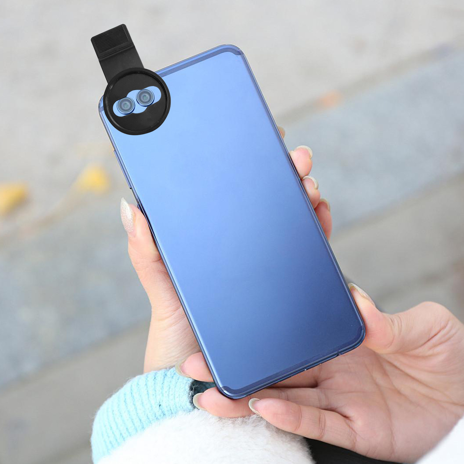 2個入り 37mmネジ式ユニバーサル携帯電話レンズクリップ  - Lens Camera Clip のレビューと価格