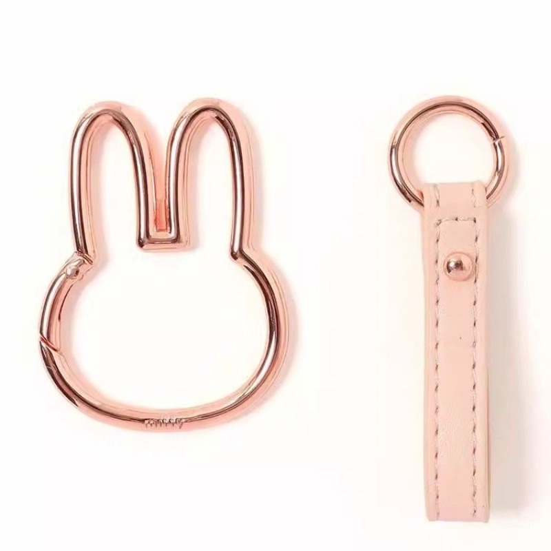 ミッフィー キーホルダー かわいい漫画ウサギの頭のキーリング - Phone Accessories For Teens のレビューと価格