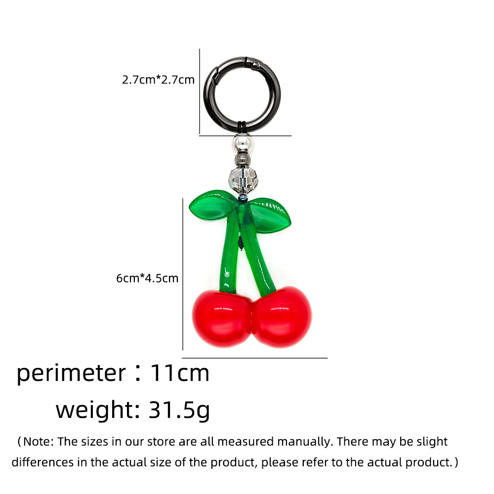 HERLOOK ビッグチェリーバッグチャームキーホルダーちょ - Phone Accessories For Teens のレビューと価格