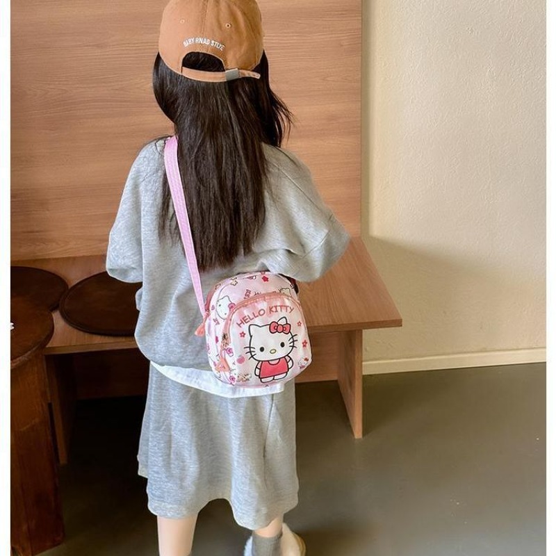 かわいい漫画クロスボディバッグかわいい猫デザインミニショルダ - Phone Accessories For Teens のレビューと価格