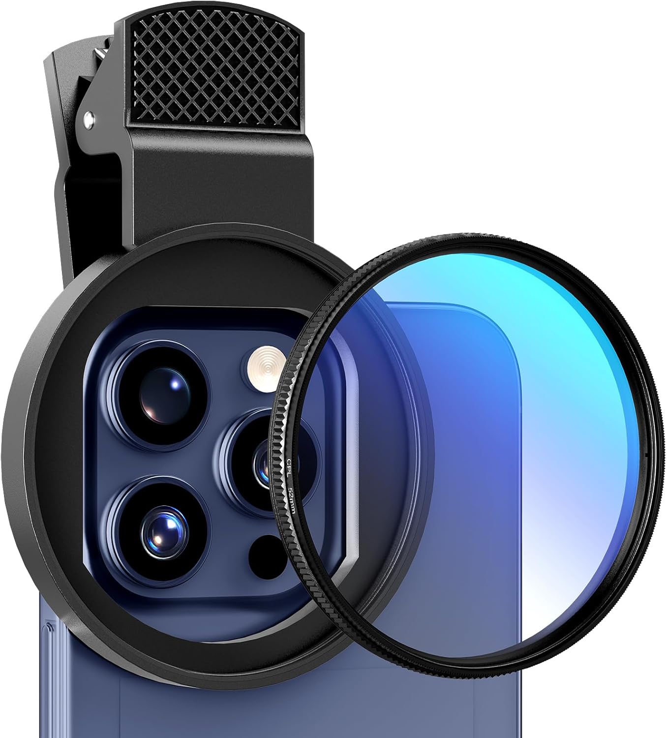 52MM円形ユニバーサルポータブル偏光カメラレンズクリップC - Lens Camera Clip のレビューと価格