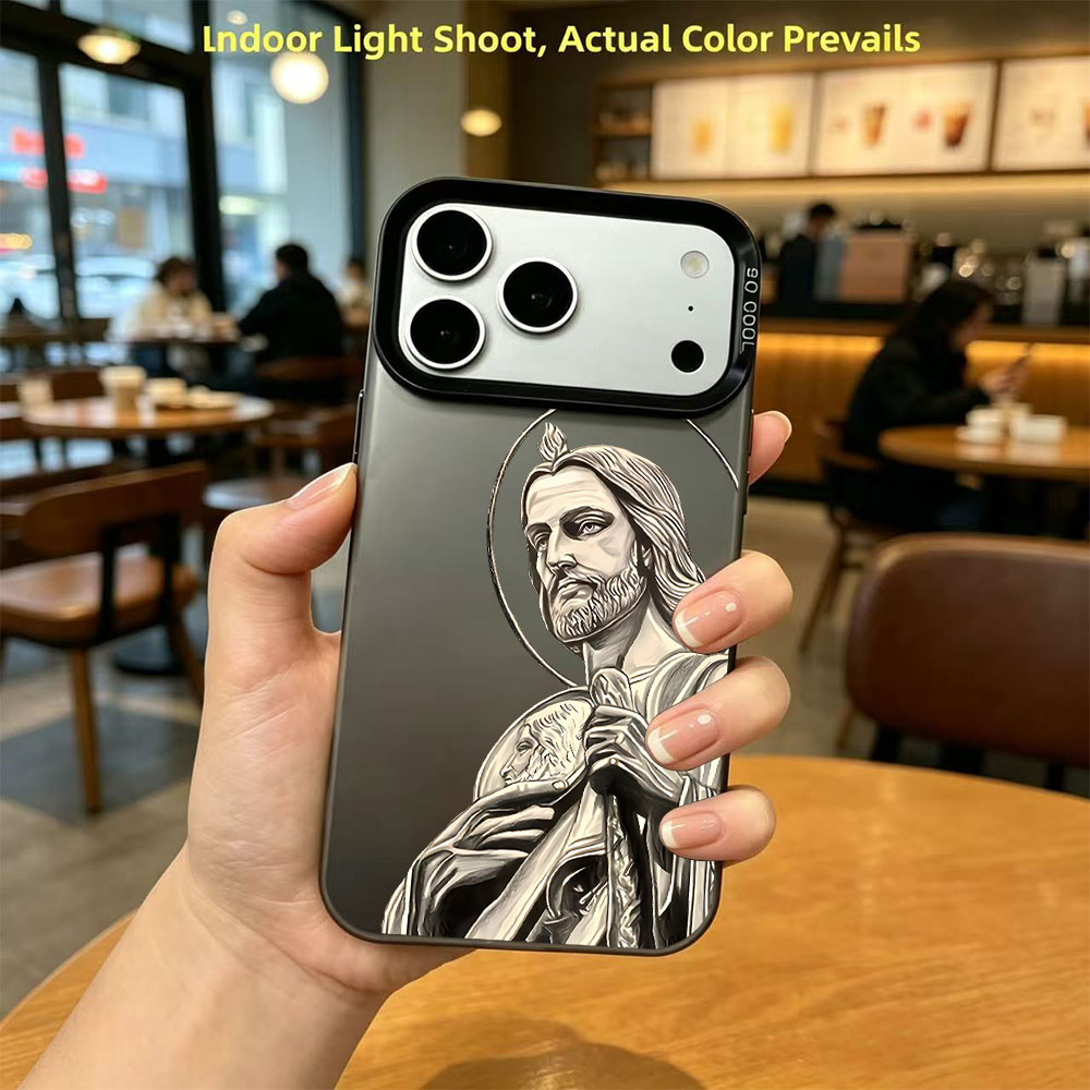サン・ジュダス・タデオ柄デザインのiPhoneケース（iPh - Phone Accessories Iphone のレビューと価格