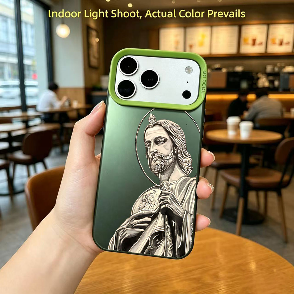 サン・ジュダス・タデオ柄デザインのiPhoneケース（iPh - Phone Accessories Iphone のレビューと価格
