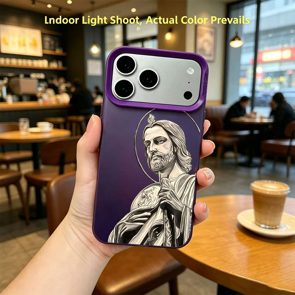 サン・ジュダス・タデオ柄デザインのiPhoneケース（iPh - Phone Accessories Iphone のレビューと価格