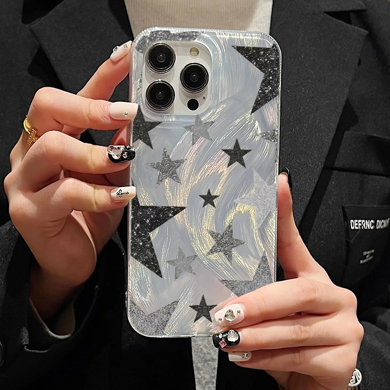 輝く星柄のおしゃれなスマホケース iPhone 17 16  - Phone Accessories Iphone のレビューと価格