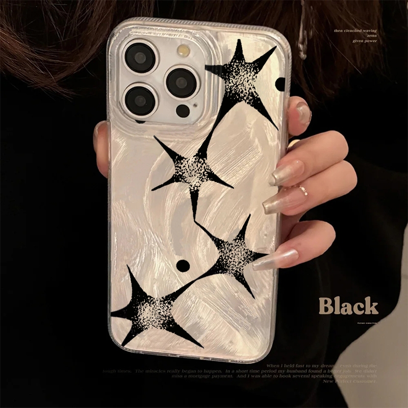 輝く星柄のおしゃれなスマホケース iPhone 17 16  - Phone Accessories Iphone のレビューと価格