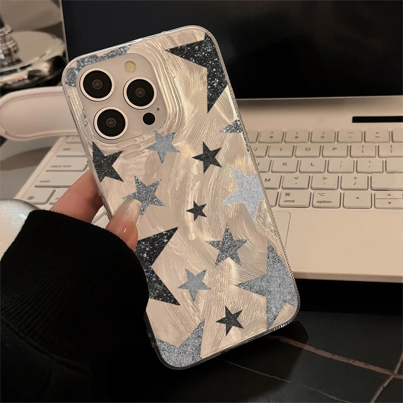 輝く星柄のおしゃれなスマホケース iPhone 17 16  - Phone Accessories Iphone のレビューと価格