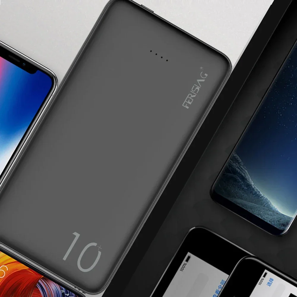 FERISING 3IN1 10000mAh パワーバンクス - Power Bank Slim のレビューと価格