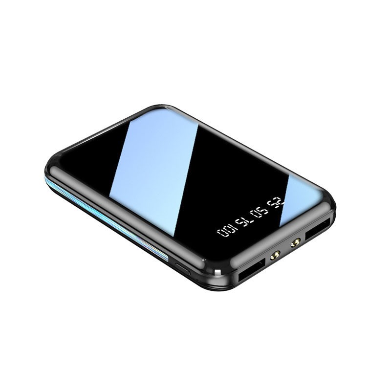 20000mAh ミニパワーバンクポータブル充電器ミラースク - Power Bank Slim のレビューと価格